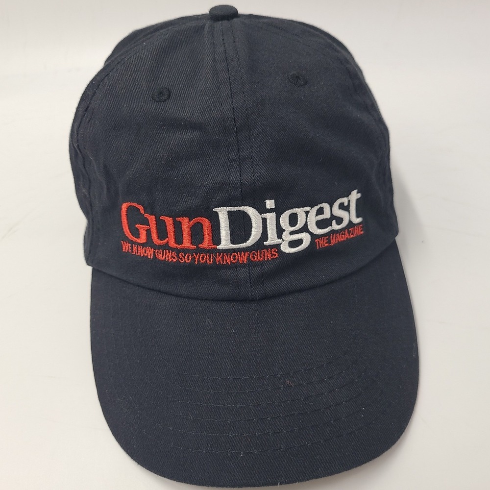 Gun Digest Hat Adjustable Black The Magazine Men Dad Cotton Casual Everyday Wear
